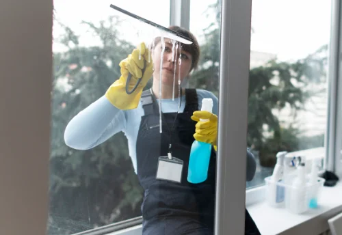 Nettoyage de vitres intérieures et extérieures au Castellet